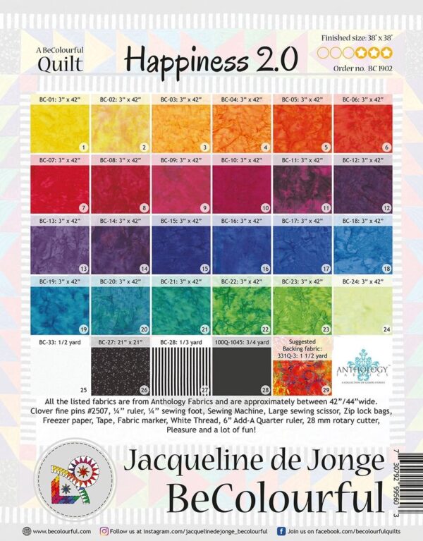 Patroon Happiness 2.0 Jacqueline de Jonge - Afbeelding 2