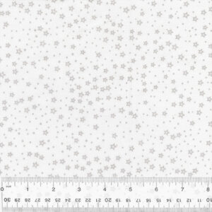 BCB27Q2 Silver Stars - White