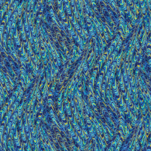 Metallic Impressions, Marble Impressions Peacock Blue