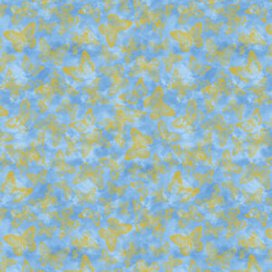 Metallic Impressions, Butterfly Impressions Light Blue