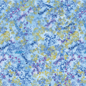 Metallic Impressions, Metallic Sprigs Light Blue