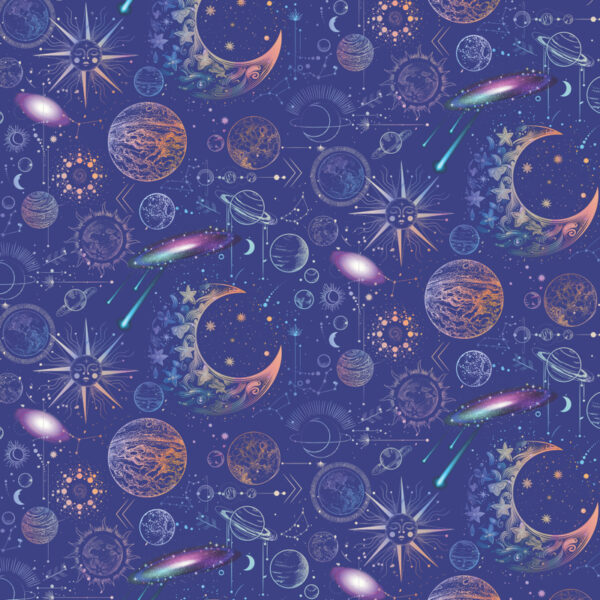 Benartex Celestial Skies Universe Royal