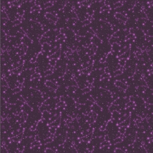 Benartex Celestial It's In The Stars Plum