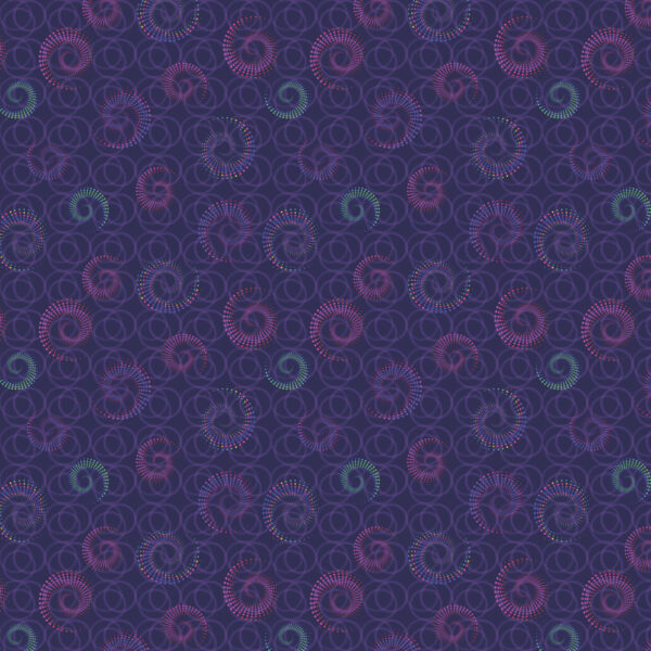 Benartex Celestial Skies Spiral Shower Plum