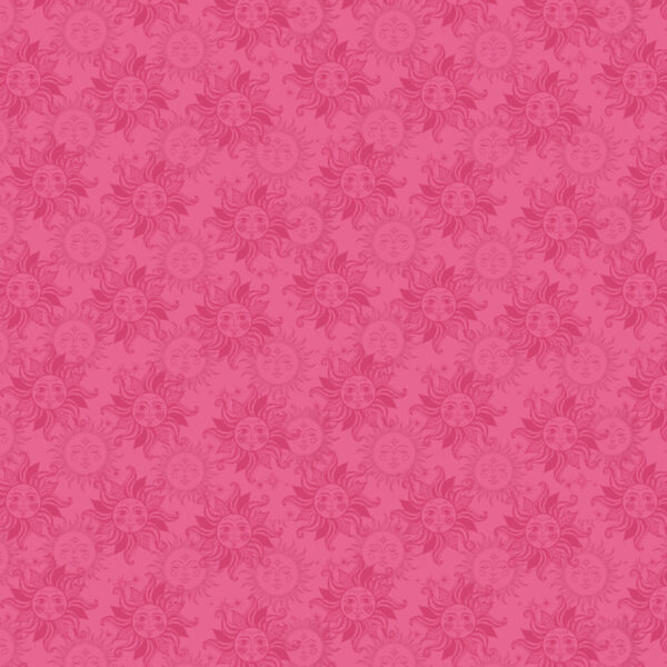 Benartex Celestial Skies Sun Tonal Coral