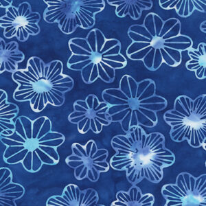 3419QX  MIDNIGHT MOON, LILYPAD - Blue