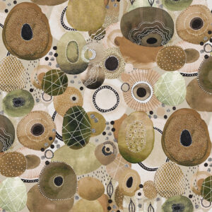 FLORA & FORM, 108" QUILT BACK - GENESIS - Earthen