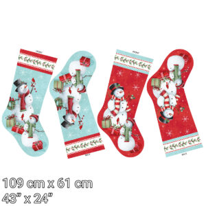 Holly Jolly Kerstsokken Paneel – Emma Leach voor Northcott
