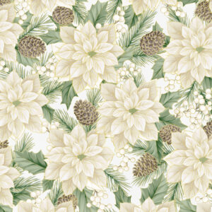 Hoffman 3299-102 Kerststerren Crème met Goudaccenten