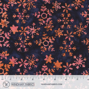 3887QX Snowflakes - Midnight