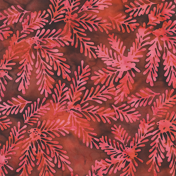 3889QX Ho Ho Ho – Mistletoe Burgundy – Jacqueline de Jonge Collection