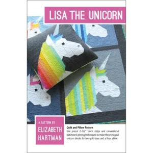 Lisa The Unicorn – Quiltpatroon van Elizabeth Hartman